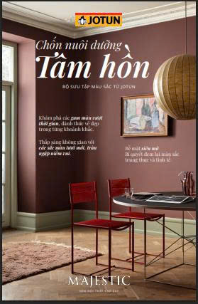 Bảng màu sơn Jotun nội thất 2026 Soulful Spaces